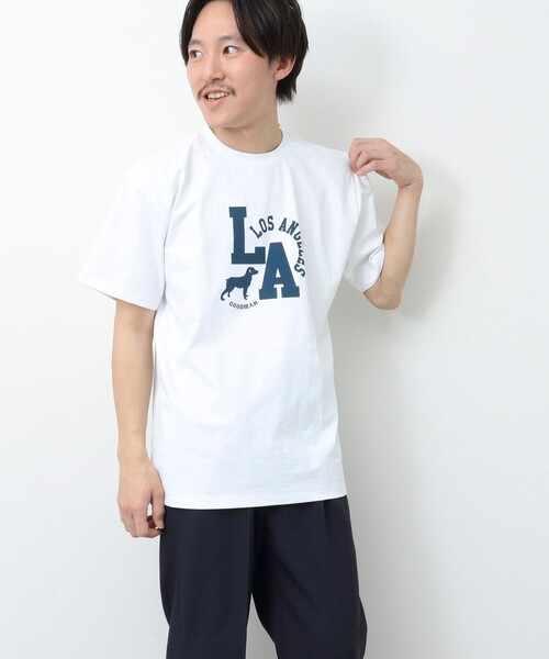 NOLLEY’S(ノーリーズ)の「水陸両用ラッシュプリントTシャツ(Tシャツ/カットソー・メンズ・ホワイト/キナリ/ブラック/オフホワイト・M/L)」の9枚目の写真