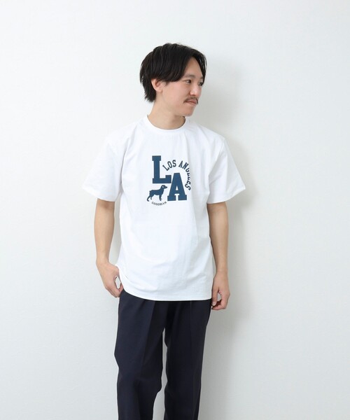 NOLLEY’S(ノーリーズ)の「水陸両用ラッシュプリントTシャツ(Tシャツ/カットソー・メンズ・ホワイト/キナリ/ブラック/オフホワイト・M/L)」の13枚目の写真