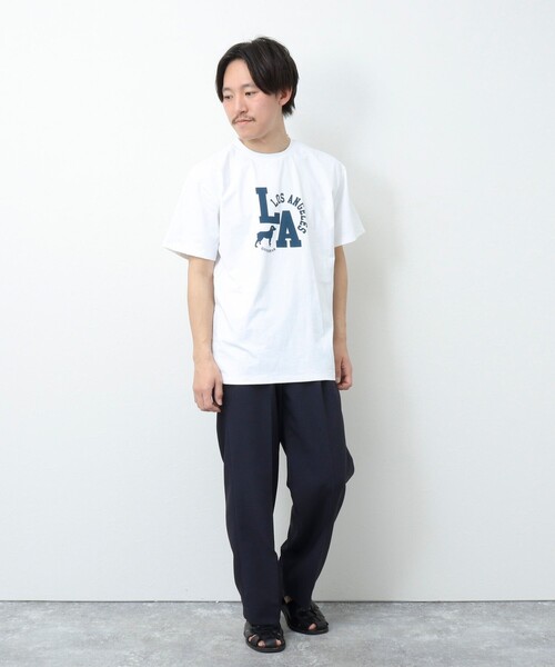 NOLLEY’S(ノーリーズ)の「水陸両用ラッシュプリントTシャツ(Tシャツ/カットソー・メンズ・ホワイト/キナリ/ブラック/オフホワイト・M/L)」の14枚目の写真