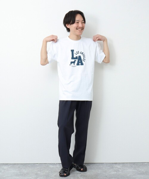 NOLLEY’S(ノーリーズ)の「水陸両用ラッシュプリントTシャツ(Tシャツ/カットソー・メンズ・ホワイト/キナリ/ブラック/オフホワイト・M/L)」の15枚目の写真