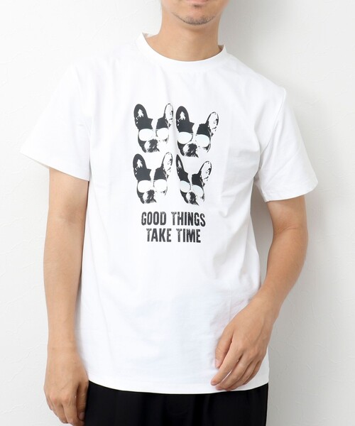 NOLLEY’S(ノーリーズ)の「水陸両用ラッシュプリントTシャツ(Tシャツ/カットソー・メンズ・ホワイト/キナリ/ブラック/オフホワイト・M/L)」の17枚目の写真