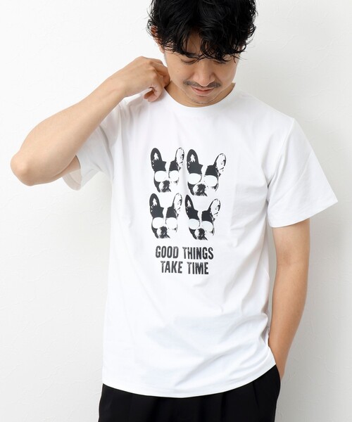 NOLLEY’S(ノーリーズ)の「水陸両用ラッシュプリントTシャツ(Tシャツ/カットソー・メンズ・ホワイト/キナリ/ブラック/オフホワイト・M/L)」の18枚目の写真