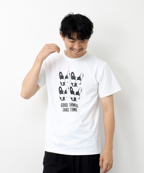 NOLLEY’S(ノーリーズ)の「水陸両用ラッシュプリントTシャツ(Tシャツ/カットソー・メンズ・ホワイト/キナリ/ブラック/オフホワイト・M/L)」の21枚目の写真
