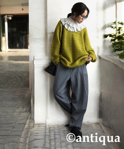 antiqua(アンティカ)の「2wayティアード付け襟(付け襟・キッズ・ホワイト/ブラック・FREE)」の14枚目の写真