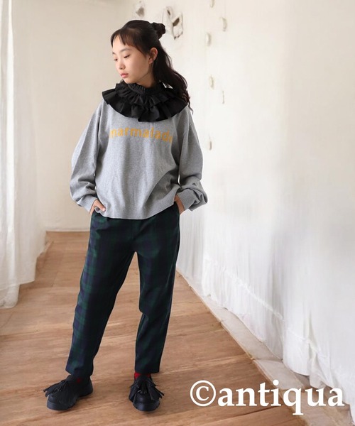 antiqua(アンティカ)の「2wayティアード付け襟(付け襟・キッズ・ホワイト/ブラック・FREE)」の21枚目の写真