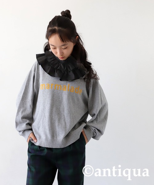 antiqua(アンティカ)の「2wayティアード付け襟(付け襟・キッズ・ホワイト/ブラック・FREE)」の19枚目の写真