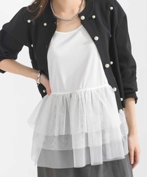 PICCIN | 前後2wayチュール重ねタンクトップ(タンクトップ)