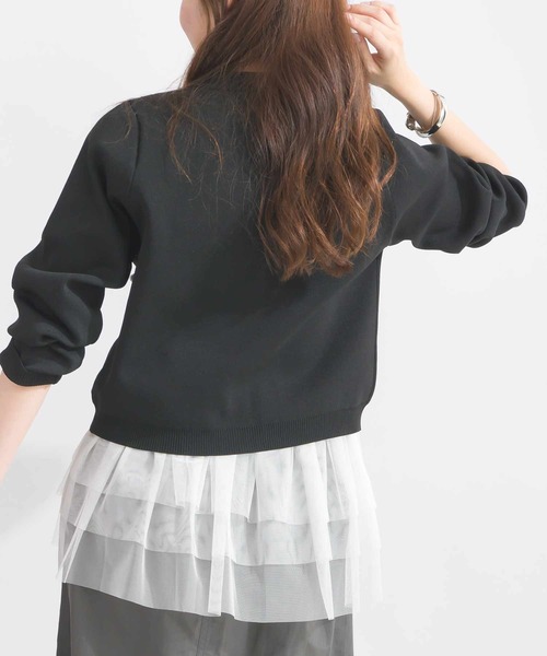 【SALE】PICCIN ピッチン 即日発送  前後2wayチュール重ねタンクトップ  147880 タンクトップ ノースリーブ レディース 前後2wayチュール重ねタンクトップ | PICCIN (ピッチン) 公式通販