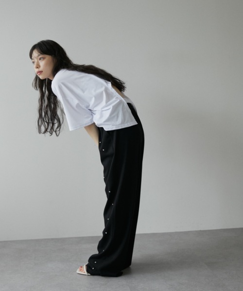 DRWCYS（ドロシーズ）の「バックシャンTシャツ（Tシャツ/カットソー・レディース・ブラック/ホワイト・FREE）」の9枚目の写真