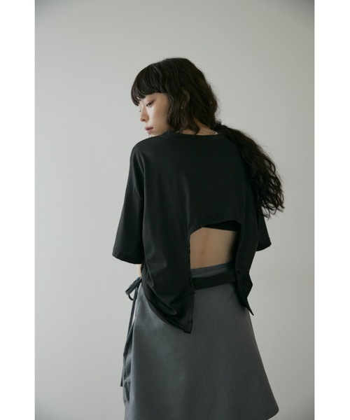 DRWCYS（ドロシーズ）の「バックシャンTシャツ（Tシャツ/カットソー・レディース・ブラック/ホワイト・FREE）」の20枚目の写真