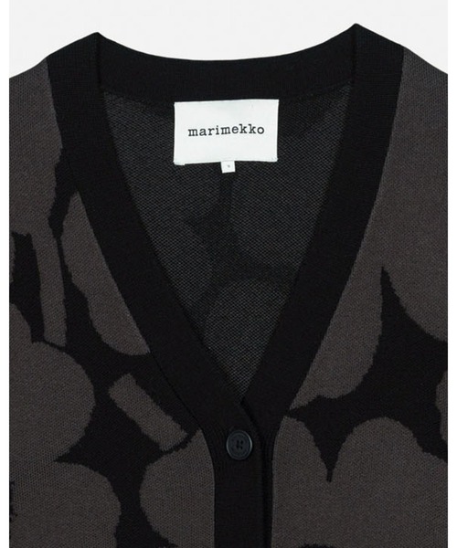 marimekko（マリメッコ）の「Unikko / knits ii（カーディガン/ボレロ・レディース・ブラック・X-SMALL/SMALL/MEDIUM/LARGE）」の6枚目の写真