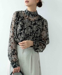 オパールジャカードブラウス