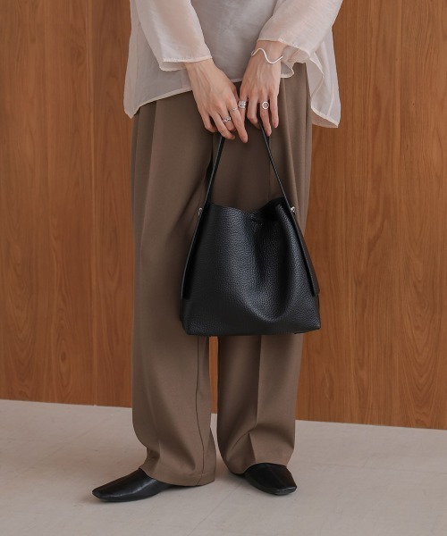 Bab（バブ）の「ポーチ付きワンハンドルショルダーバッグBAG（ショルダーバッグ・レディース・ベージュ/モカ/ブラック・ONESIZE）」の7枚目の写真