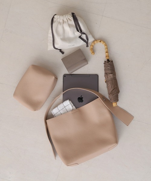 Bab（バブ）の「ポーチ付きワンハンドルショルダーバッグBAG（ショルダーバッグ・レディース・ベージュ/モカ/ブラック・ONESIZE）」の20枚目の写真