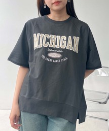 AS KNOW AS plus | ◇チェーン刺繍5分袖プルオーバー(Tシャツ/カットソー)