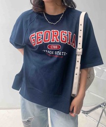 AS KNOW AS plus | ◇チェーン刺繍5分袖Tシャツ【UNISEX ITEM】(Tシャツ/カットソー)