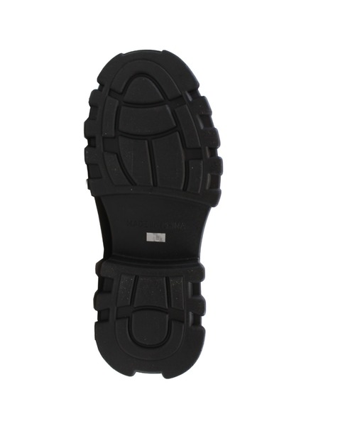 VIVIAN(ヴィヴィアン)の「極盛り厚底トラックソールストレッチショートブーツ(ブーツ・レディース・ブラック/シルバー・S/M/L)」の5枚目の写真