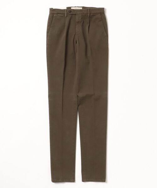 新品✨BEAMS別注✨《BRIGLIA 1949》1プリーツ ストレッチパンツ 別注】BRIGLIA 1949 / BG21 コットン 1プリーツ スラックス