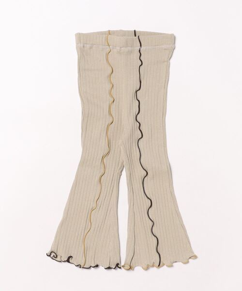 HOGAN RANCH WEAR（ホーガンランチウエア）の「メローリブフレアーパンツ（その他パンツ・キッズ・レッド/イエロー/ブラック/グレー・90/100/110/120/130/140/150）」の2枚目の写真