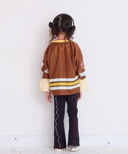 HOGAN RANCH WEAR（ホーガンランチウエア）の「メローリブフレアーパンツ（その他パンツ・キッズ・レッド/イエロー/ブラック/グレー・90/100/110/120/130/140/150）」の18枚目の写真