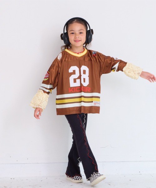 HOGAN RANCH WEAR（ホーガンランチウエア）の「メローリブフレアーパンツ（その他パンツ・キッズ・レッド/イエロー/ブラック/グレー・90/100/110/120/130/140/150）」の22枚目の写真