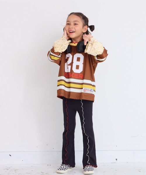 HOGAN RANCH WEAR（ホーガンランチウエア）の「メローリブフレアーパンツ（その他パンツ・キッズ・レッド/イエロー/ブラック/グレー・90/100/110/120/130/140/150）」の19枚目の写真