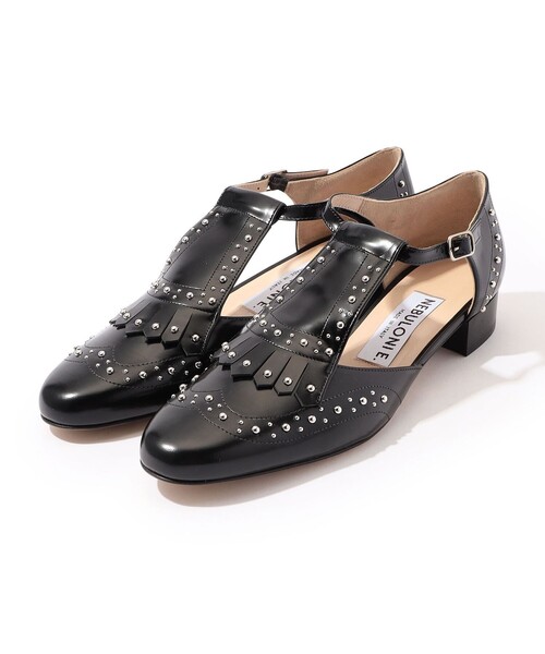 NEBULONI E（ネブローニ）の「NEBULONI E. ウィングチップスタッズシューズ（その他シューズ・レディース・ブラック・38/37/36）」の9枚目の写真