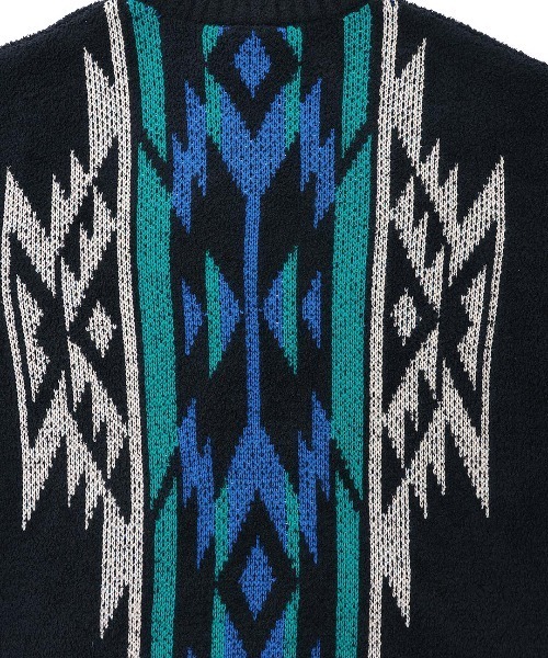 チチカカ（チチカカ）の「モールナバホニットカーディガン（カーディガン/ボレロ・レディース・アイボリー/ブラック/グリーン・FREE）」の19枚目の写真