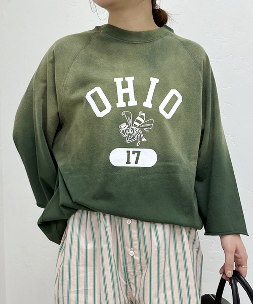 U by SPICK&SPAN（ユーバイスピックアンドスパン）の「【SCREEN STARS/スクリーンスターズ】 20/ソウテンジク ビッグプルオーバー（Tシャツ/カットソー・レディース・サックスブルー/ネイビー/グリーン/ライトグレー/ブラック系その他・FREE）」の18枚目の写真