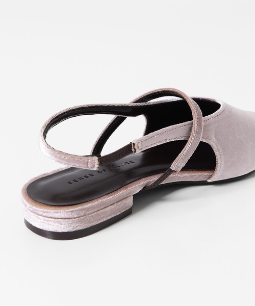 SENSE OF PLACE by URBAN RESEARCH(センスオブプレイスバイアーバンリサーチ)の「ベロアポインテッドシューズ(パンプス・レディース・ライトピンク/グレー/ネイビー・SMALL/MEDIUM/LARGE)」の18枚目の写真