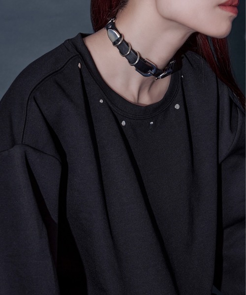 Ellno Loset（エルノロゼット）の「バックルベルトチョーカー（チョーカー・メンズ・A/B・FREE）」の4枚目の写真