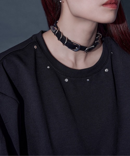 Ellno Loset（エルノロゼット）の「バックルベルトチョーカー（チョーカー・メンズ・A/B・FREE）」の5枚目の写真