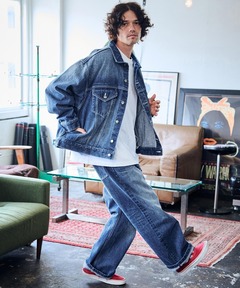 LEVI'S/リーバイス] SHRUNKEN 90'S ショート丈トラッカーデニム