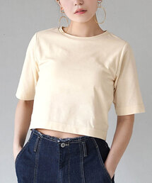 URBAN PLUS カップ付きミニTシャツ