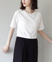 URBAN PLUS カップ付きミニTシャツ