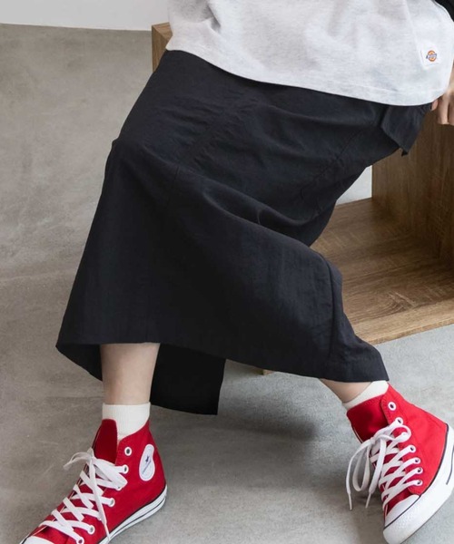 Dickies(ディッキーズ)の「Dickies ナイロンカーゴスカート(スカート・レディース・ブラック/カーキ・M/L)」の5枚目の写真