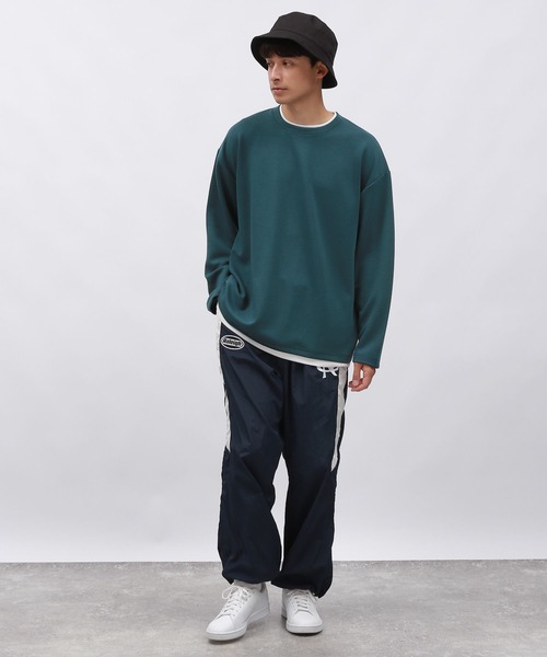 LAKOLE(ラコレ)の「ダンボールレイヤー長袖T / 142863(Tシャツ/カットソー・メンズ・ダークオリーブ/ブラック/サンドグレー/チェリーレッド/チャコール/グリーン/ネイビー・MEDIUM/LARGE/X-LARGE)」の10枚目の写真