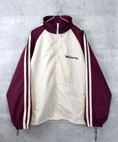 Anytime Songs(エニータイムソングス)の「front embroidery raglan sleeves nylon jacket/フロント刺繍 ラグランスリーブ ナイロンジャケット(ナイロンジャケット・メンズ・チャコール/オフホワイト/グレー・M/L/XL)」の13枚目の写真