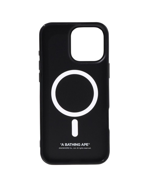 A BATHING APE(アベイシングエイプ)の「COLLEGE iPhone16 PRO MAX CASE(スマホケース/カバー・メンズ・ブラック・FREE)」の3枚目の写真