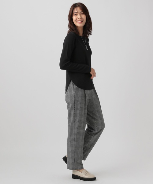 Elura（エルーラ）の「カットソーライクニット/133674（ニット/セーター・レディース・ホワイト/ブラック/ブラック系その他・LARGE/MEDIUM）」の12枚目の写真