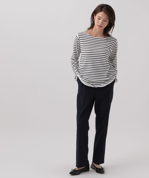 Elura（エルーラ）の「カットソーライクニット/133674（ニット/セーター・レディース・ホワイト/ブラック/ブラック系その他・LARGE/MEDIUM）」の14枚目の写真