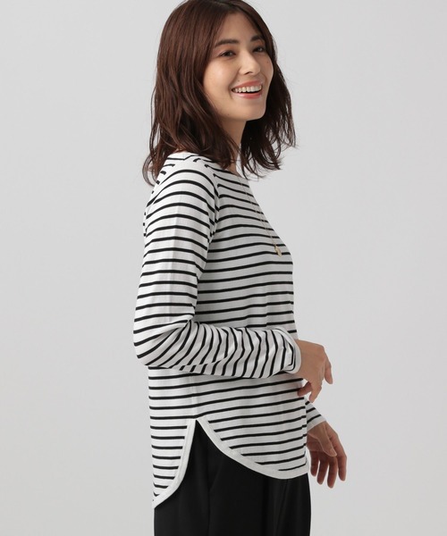 Elura（エルーラ）の「カットソーライクニット/133674（ニット/セーター・レディース・ホワイト/ブラック/ブラック系その他・LARGE/MEDIUM）」の18枚目の写真