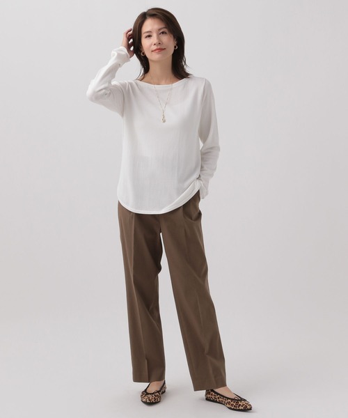 Elura（エルーラ）の「カットソーライクニット/133674（ニット/セーター・レディース・ホワイト/ブラック/ブラック系その他・LARGE/MEDIUM）」の19枚目の写真