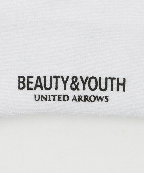 BEAUTY&YOUTH UNITED ARROWS(ビューティーアンドユースユナイテッドアローズ)の「ロゴ デザイン ソックス(ソックス/靴下・メンズ・ブラック/オフホワイト/ホワイト/ライム/イエロー・FREE)」の8枚目の写真