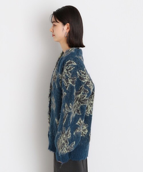 THE SHOP TK （ザ ショップ ティーケー ）の「◆【洗えるライトアウター】フラワージャカードカーディガン（カーディガン/ボレロ・レディース・ブルーグリーン/ブラウン系その他5/ベージュ系4・99）」の22枚目の写真