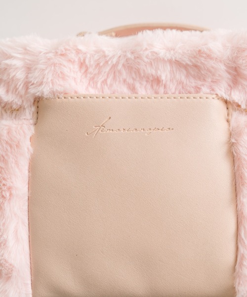 OLIVE des OLIVE（オリーブデオリーブ）の「Aimerianejoieバニティーバッグ（ショルダーバッグ・レディース・オフホワイト/ブラック/ピンク/ホワイト・FREE）」の9枚目の写真