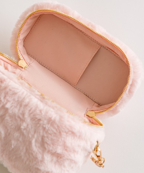 OLIVE des OLIVE（オリーブデオリーブ）の「Aimerianejoieバニティーバッグ（ショルダーバッグ・レディース・オフホワイト/ブラック/ピンク/ホワイト・FREE）」の10枚目の写真