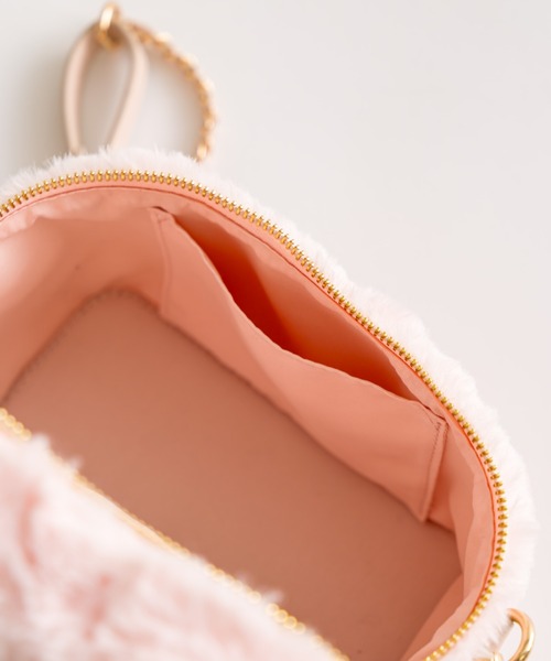 OLIVE des OLIVE（オリーブデオリーブ）の「Aimerianejoieバニティーバッグ（ショルダーバッグ・レディース・オフホワイト/ブラック/ピンク/ホワイト・FREE）」の11枚目の写真