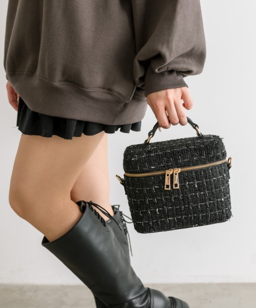 OLIVE des OLIVE（オリーブデオリーブ）の「Aimerianejoieバニティーバッグ（ショルダーバッグ・レディース・オフホワイト/ブラック/ピンク/ホワイト・FREE）」の15枚目の写真