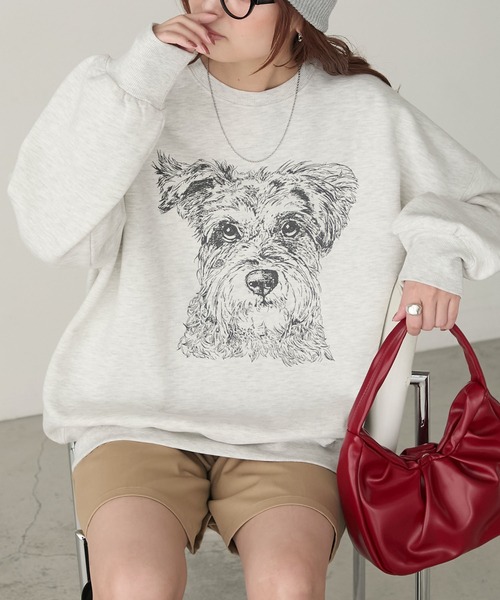 【レストラン・オリジナルプリント】DOGPATCH プリントスウェット 90s USA製 DOGHBOY PALS ドゥボーイ 蛍光プリント スウェット 黒 L